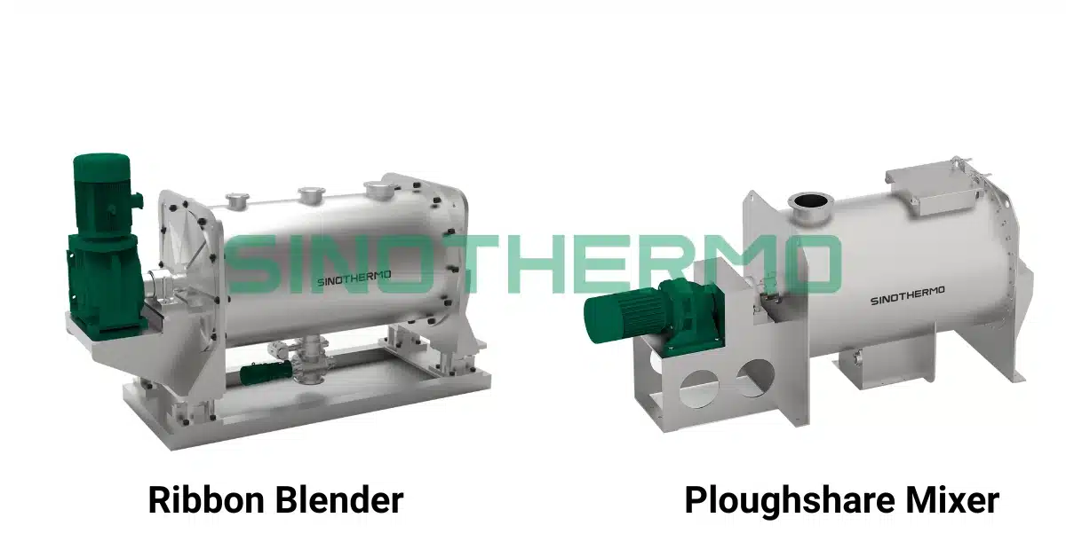 میکسر روبانی در مقابل میکسر تیغه گاوآهن: 6 تفاوت اثباتشده و روش انتخاب