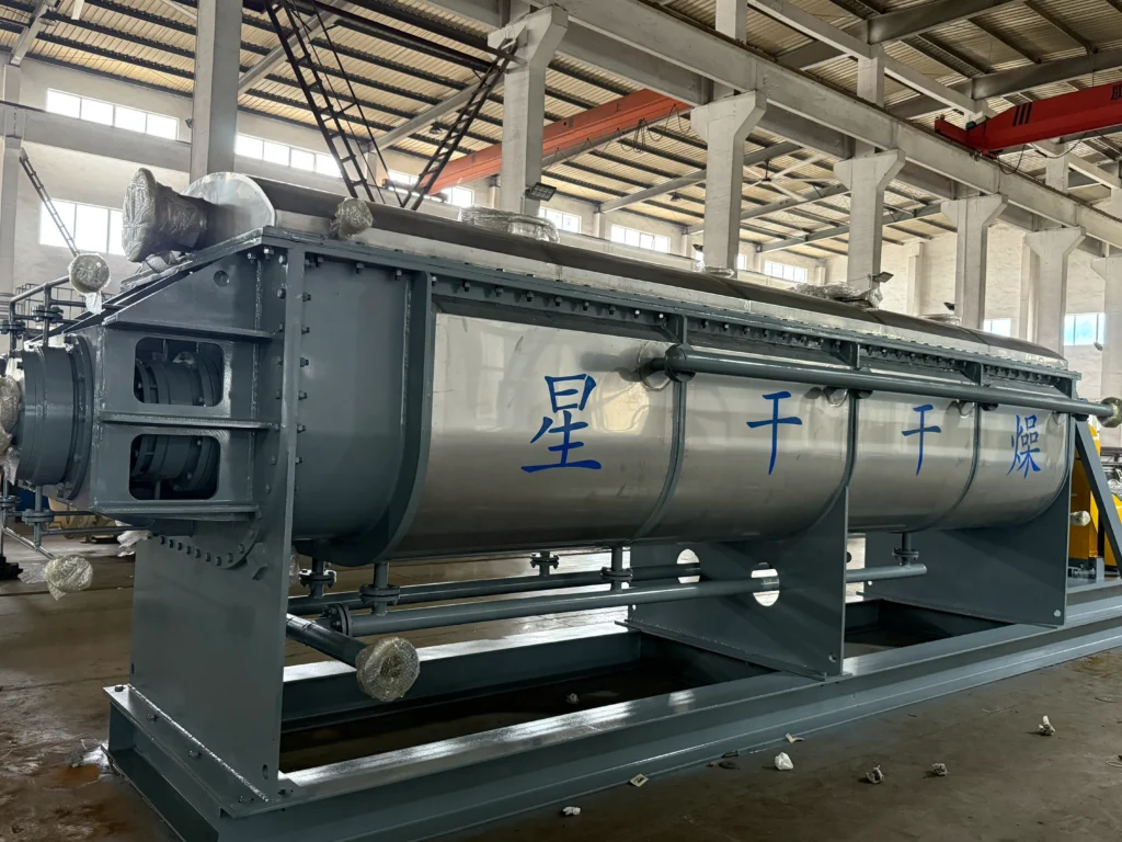 SINOTHERMO FEP Powder Vacuum Paddle Dryer Successfully Delivered