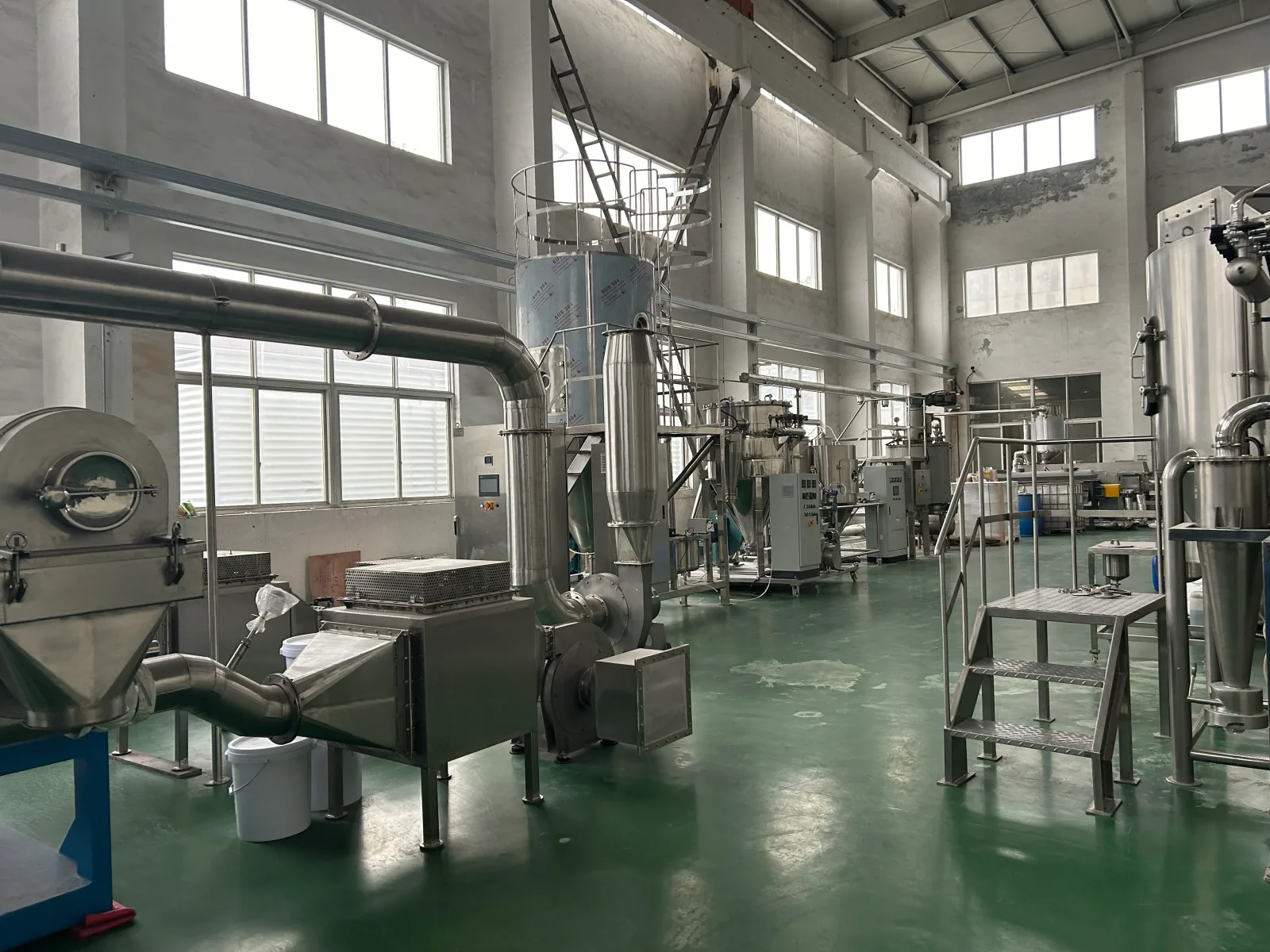 SINOTHERMO testing lab — pilot machine lineup 5