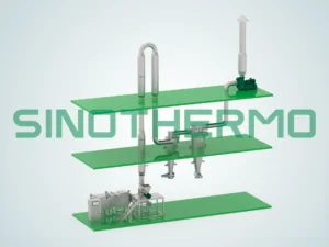 Image of a SINOTHERMO Pneumatic Flash Dryer, an industrial machine used for drying materials.
