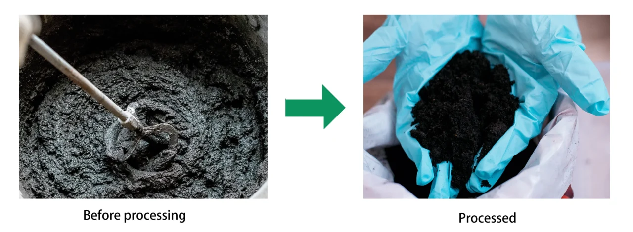 sludge drying slurry drying