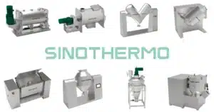 Industrial mixer types and their mixing actions: ribbon blender, ploughshare mixer, sigma mixer and double cone blender